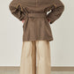 i'm here : with PIPING : LIGHT MELTON MACKINAW COAT