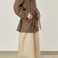 i'm here : with PIPING : LIGHT MELTON MACKINAW COAT