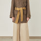 i'm here : with PIPING : LIGHT MELTON MACKINAW COAT