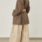 i'm here : with PIPING : LIGHT MELTON MACKINAW COAT