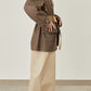 i'm here : with PIPING : LIGHT MELTON MACKINAW COAT