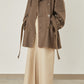 i'm here : with PIPING : LIGHT MELTON MACKINAW COAT