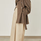 i'm here : with PIPING : LIGHT MELTON MACKINAW COAT