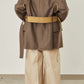 i'm here : with PIPING : LIGHT MELTON MACKINAW COAT