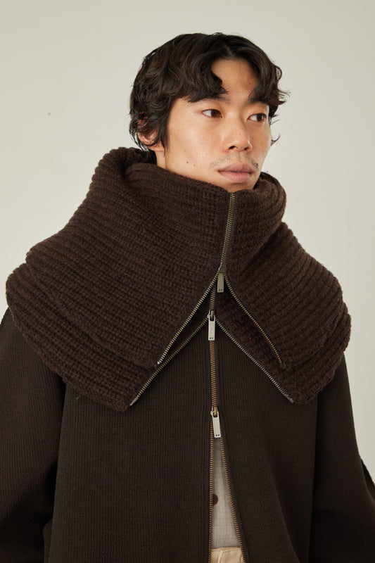 i'm here : " Crepe " KNIT SNOOD :