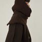 i'm here : " Crepe " KNIT SNOOD :