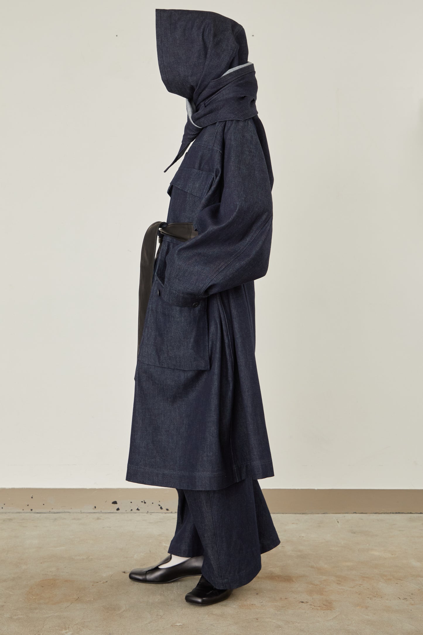 i'm here : HAOLI MILITARY "DENIM"  COAT :