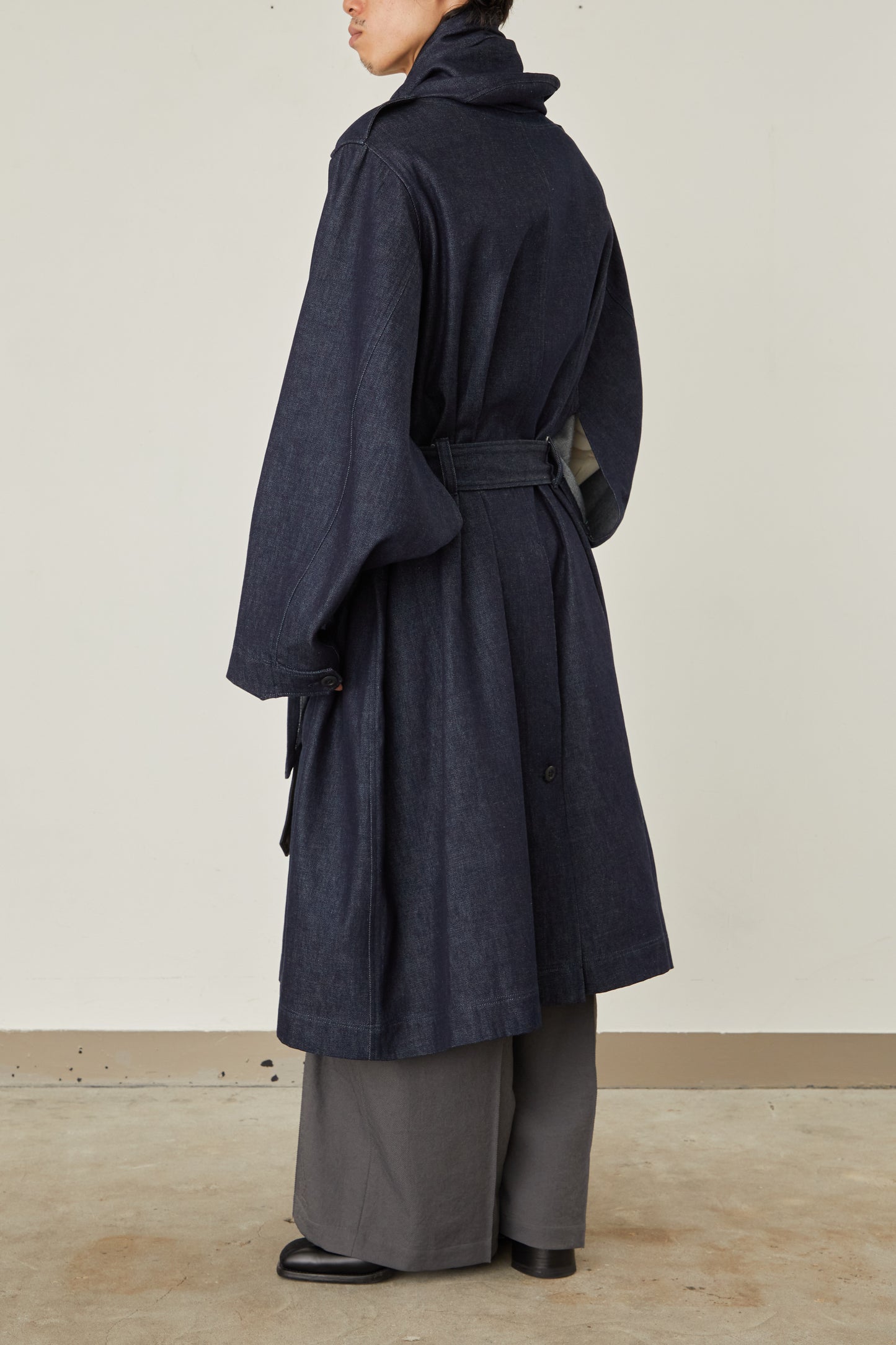 i'm here : HAOLI MILITARY "DENIM"  COAT :