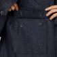 i'm here : HAOLI MILITARY "DENIM"  COAT :