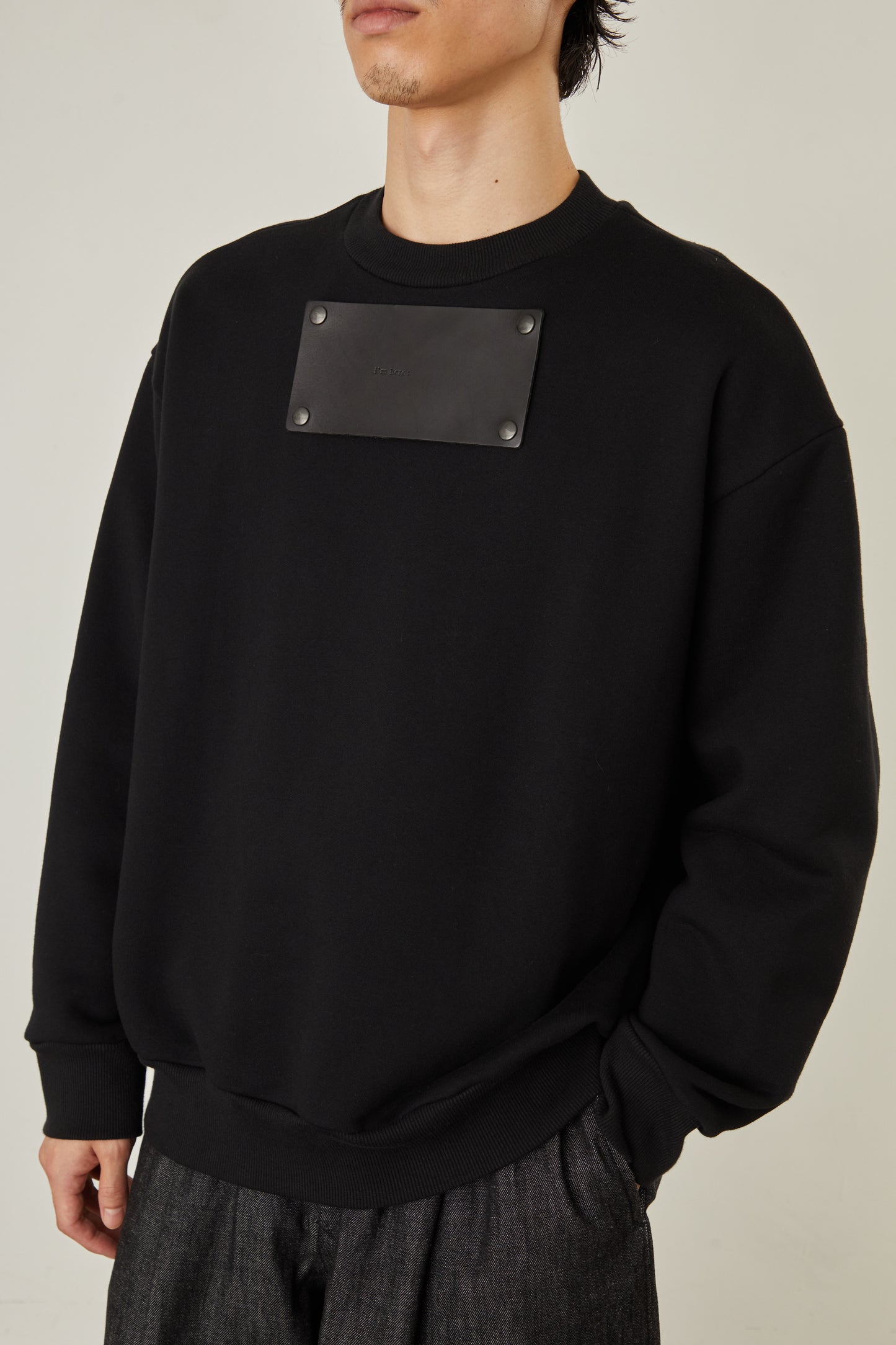 i'm here : LEATHER DOCKING : SWEAT SHIRTS