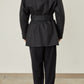 i'm here : with PIPING : LIGHT MELTON MACKINAW COAT