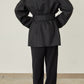 i'm here : with PIPING : LIGHT MELTON MACKINAW COAT