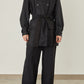 i'm here : with PIPING : LIGHT MELTON MACKINAW COAT