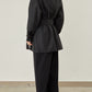 i'm here : with PIPING : LIGHT MELTON MACKINAW COAT
