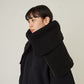 i'm here : " Crepe " KNIT SNOOD :
