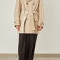 i'm here : with PIPING : LIGHT MELTON MACKINAW COAT