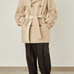 i'm here : with PIPING : LIGHT MELTON MACKINAW COAT