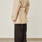i'm here : with PIPING : LIGHT MELTON MACKINAW COAT
