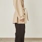 i'm here : with PIPING : LIGHT MELTON MACKINAW COAT