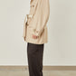 i'm here : with PIPING : LIGHT MELTON MACKINAW COAT