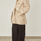 i'm here : with PIPING : LIGHT MELTON MACKINAW COAT