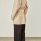 i'm here : with PIPING : LIGHT MELTON MACKINAW COAT