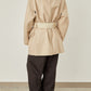 i'm here : with PIPING : LIGHT MELTON MACKINAW COAT