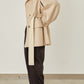 i'm here : with PIPING : LIGHT MELTON MACKINAW COAT