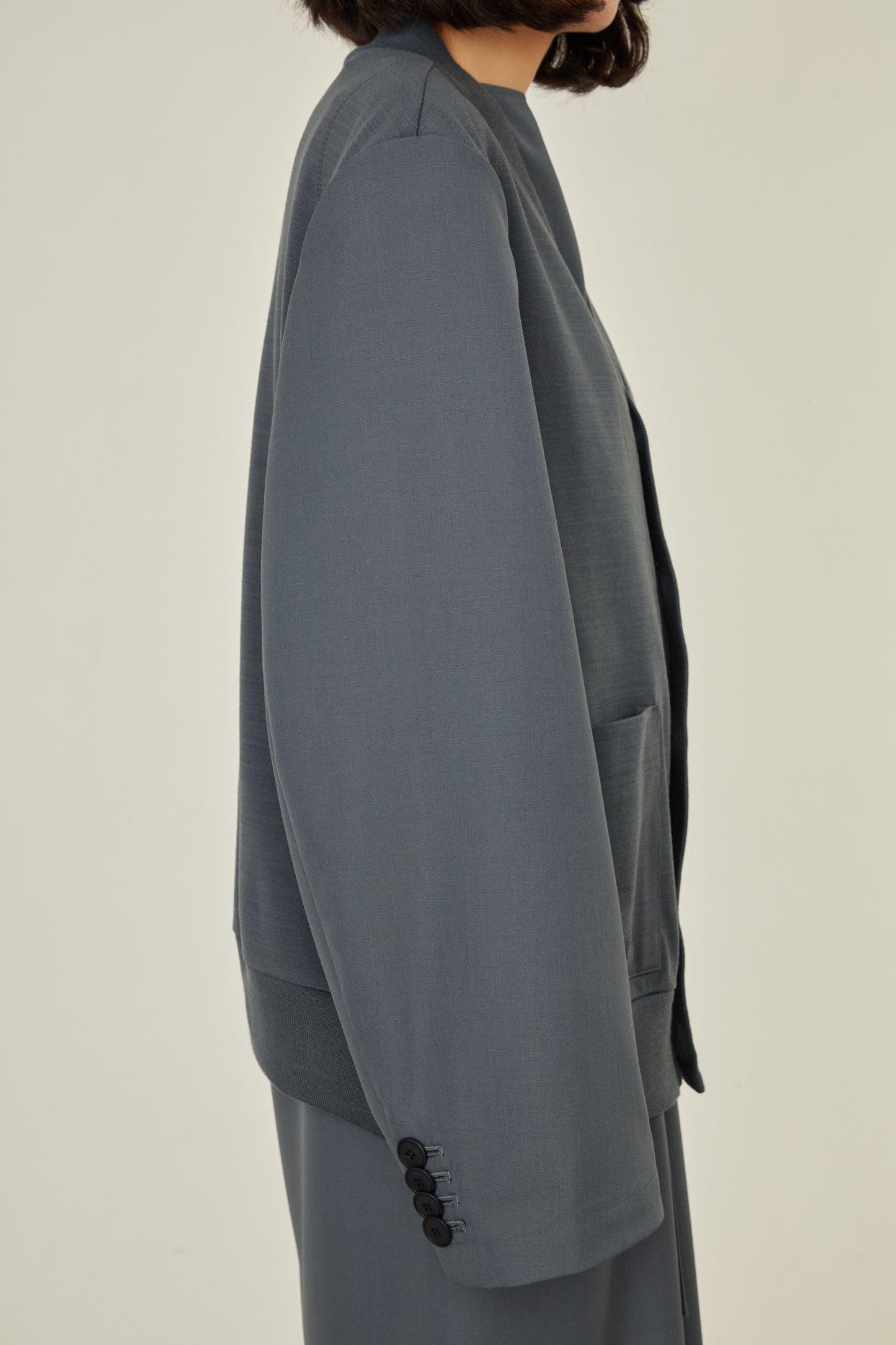 i'm here : UN(I) FORM JERSEY : DOCKING CARDIGAN