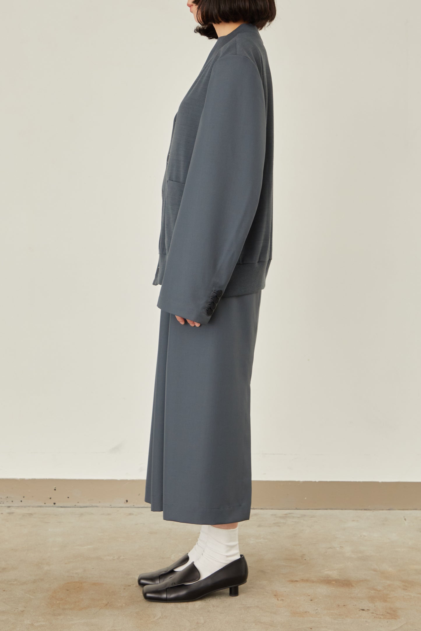 i'm here : UN(I) FORM JERSEY : DOCKING CARDIGAN