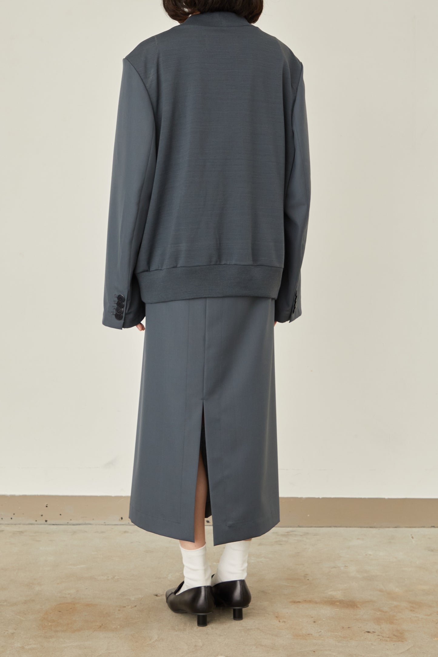 i'm here : UN(I) FORM JERSEY : DOCKING CARDIGAN