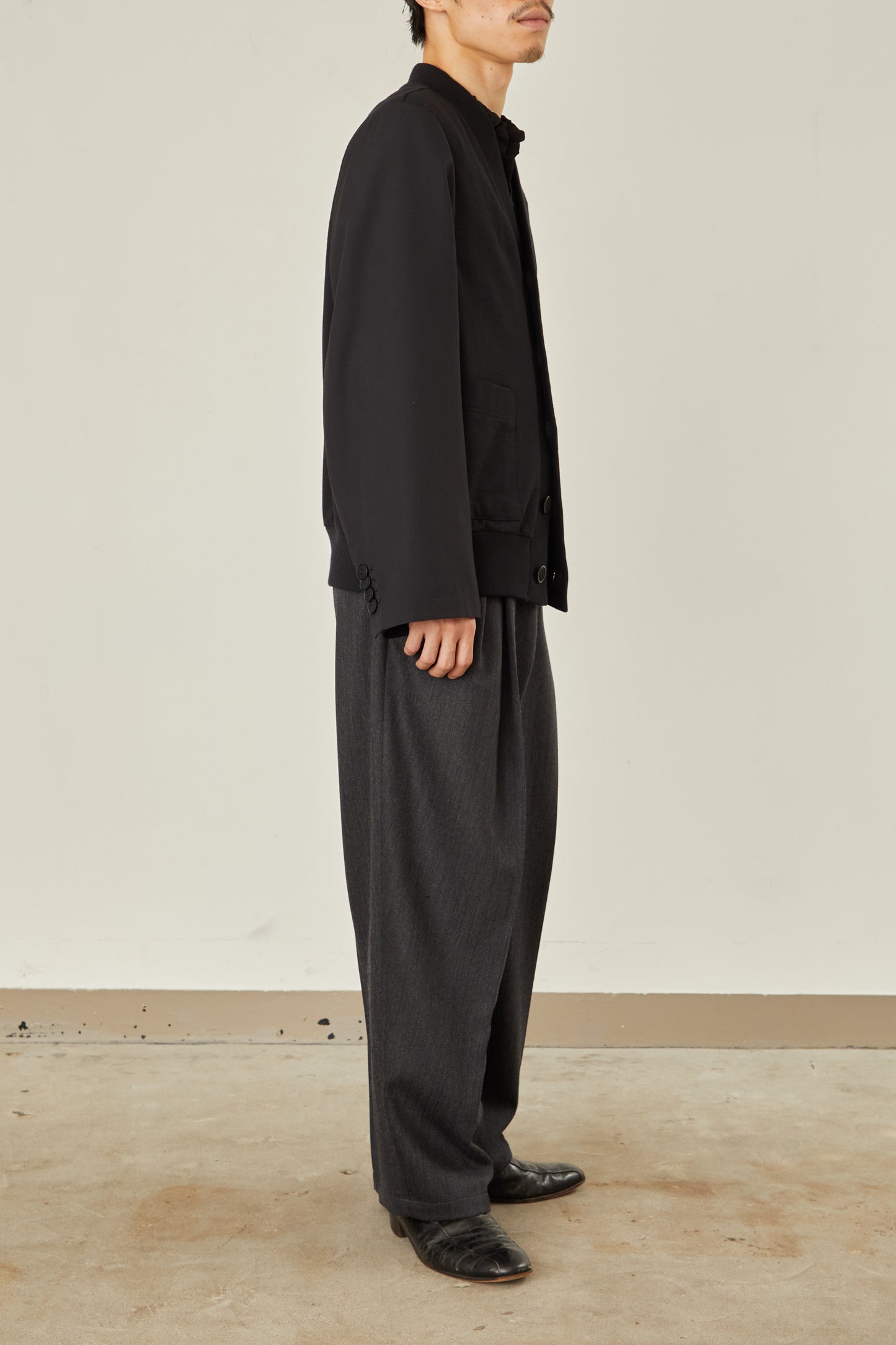 i'm here : UN(I) FORM JERSEY : DOCKING CARDIGAN