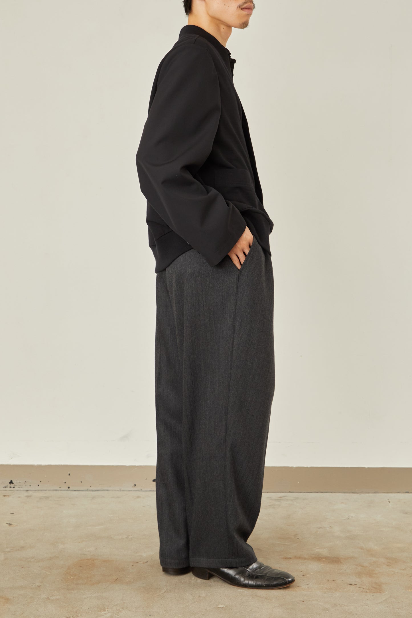 i'm here : UN(I) FORM JERSEY : DOCKING CARDIGAN