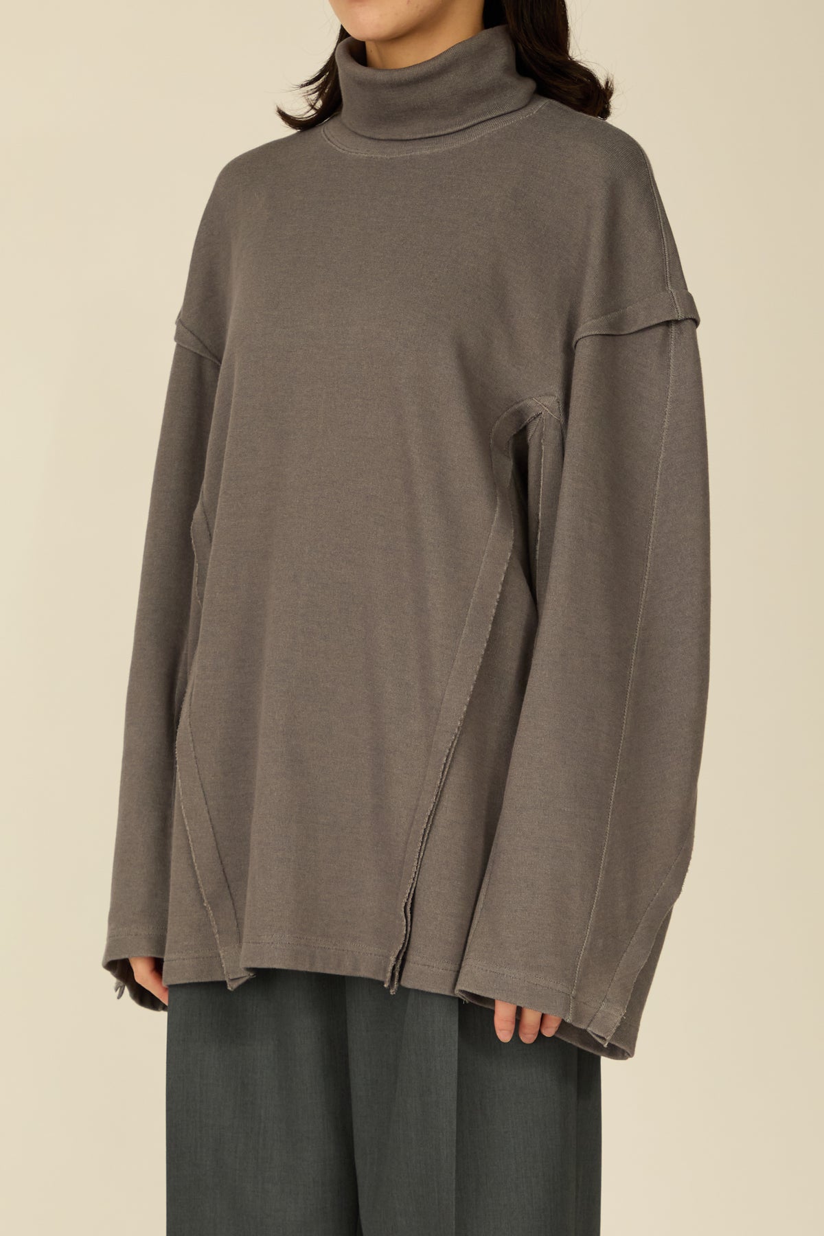 i'm here : " SLIT " JERSEY : / GRAY