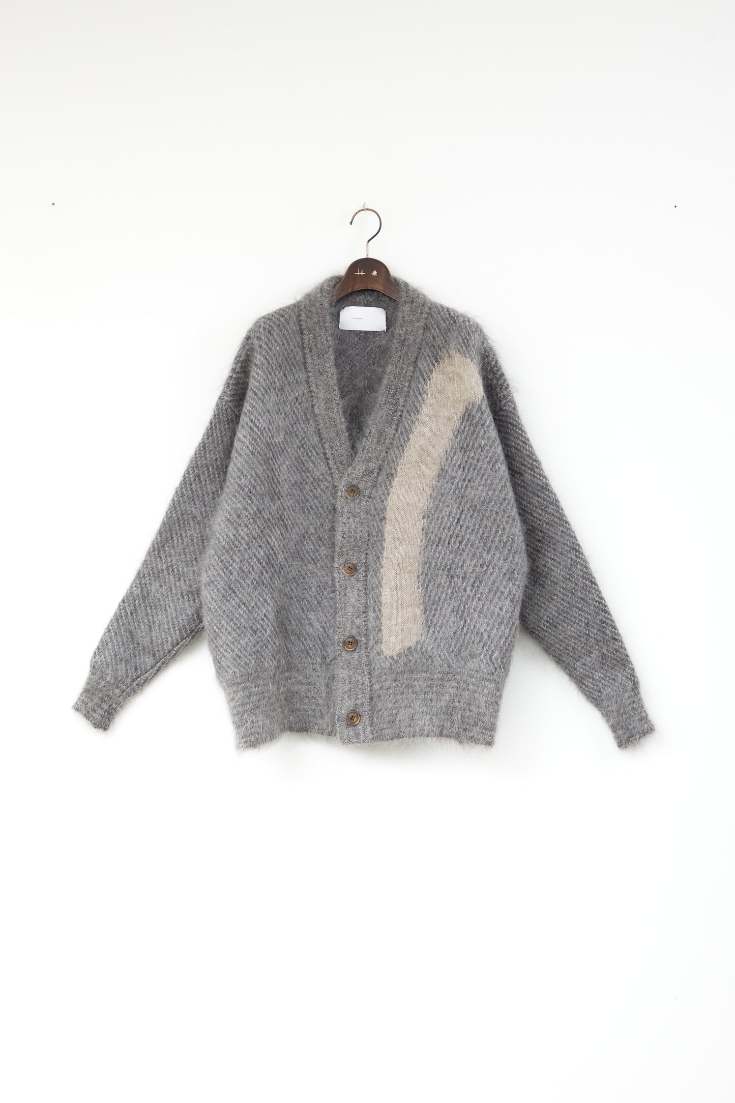 i'm here : MOHAIR : Melange Color KNIT