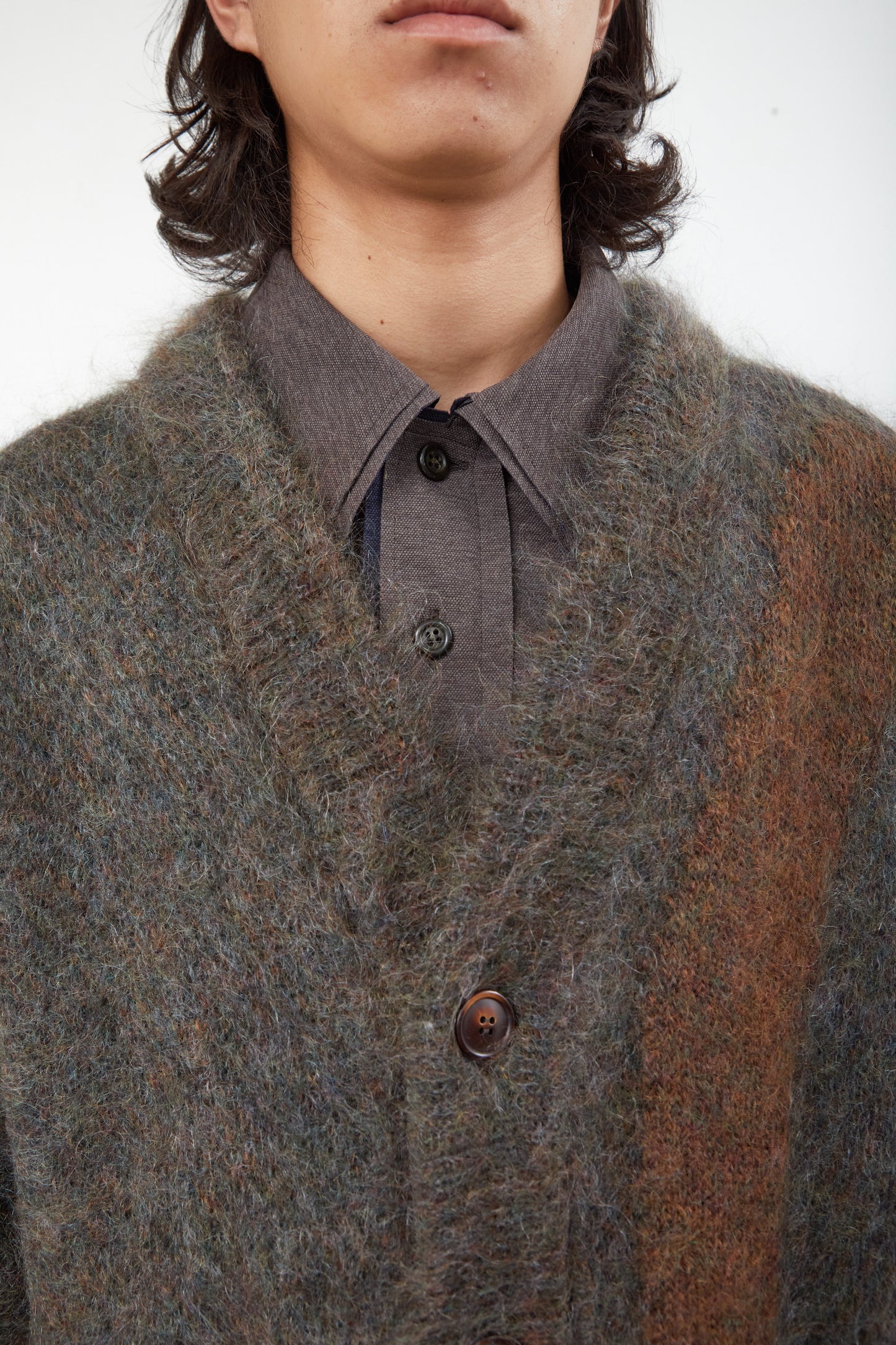 i'm here : MOHAIR : Melange Color KNIT