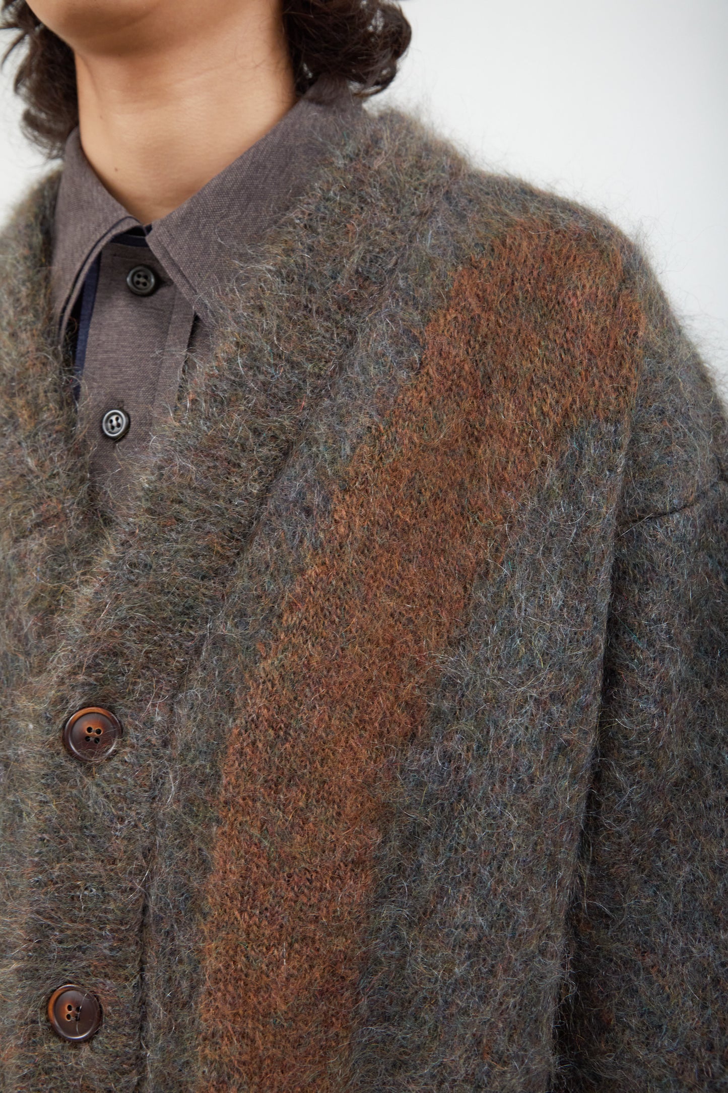 i'm here : MOHAIR : Melange Color KNIT