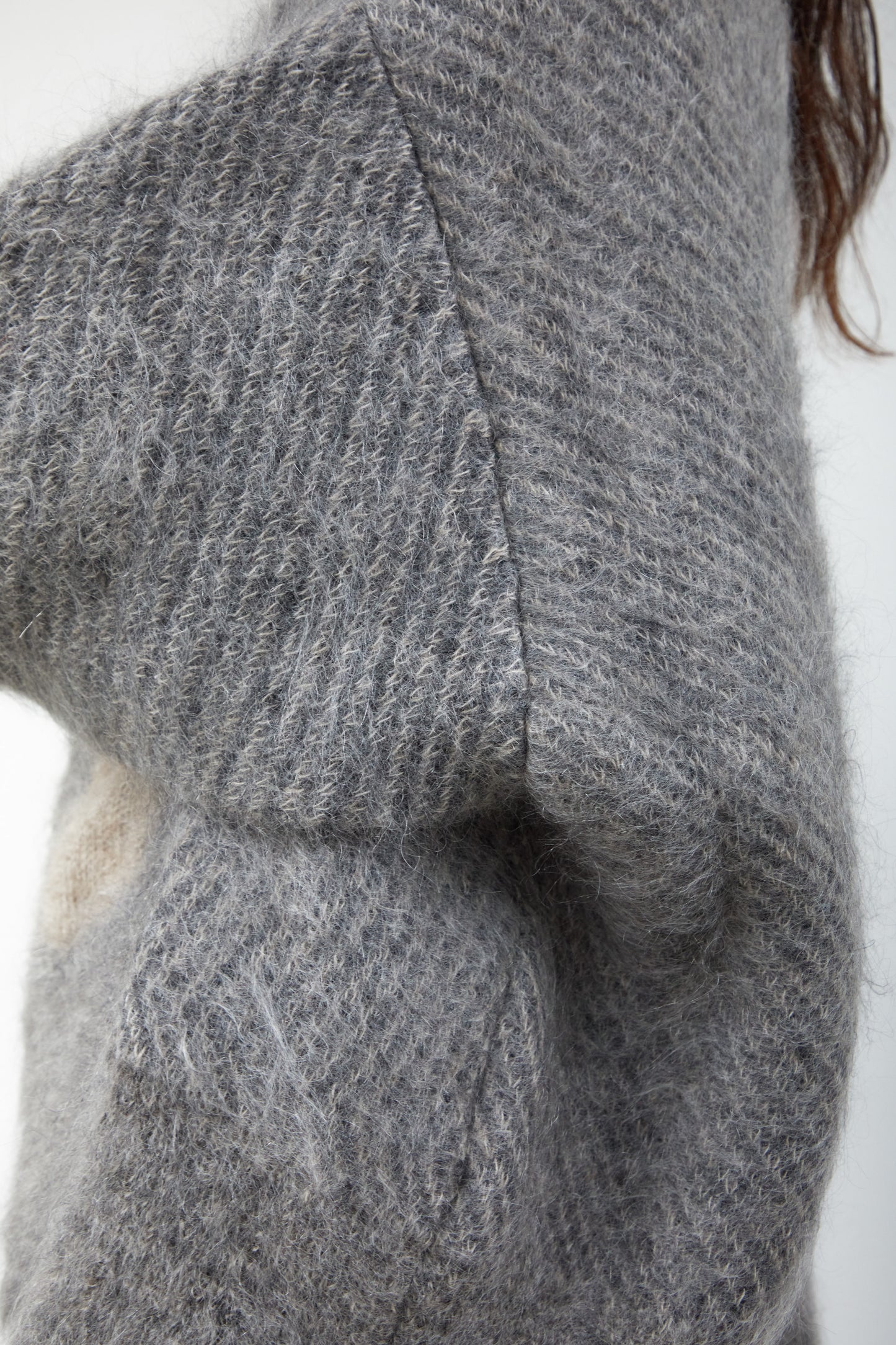 i'm here : MOHAIR : Melange Color KNIT