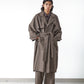 with PIPING : LIGHT MELTON COAT