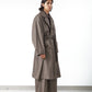 with PIPING : LIGHT MELTON COAT