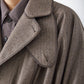 with PIPING : LIGHT MELTON COAT