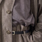 with PIPING : LIGHT MELTON COAT