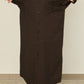i'm here : " CUT OFF " SHIRT : ONE PIECE / BROWN
