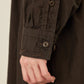 i'm here : " CUT OFF " SHIRT : ONE PIECE / GRAY