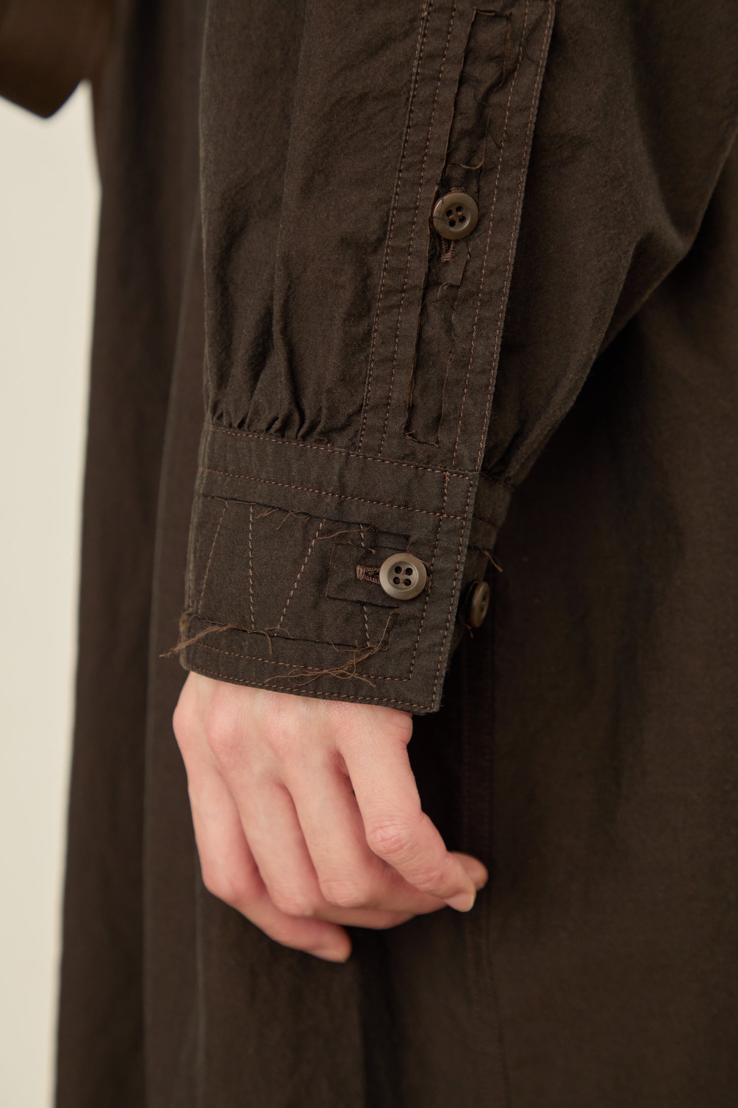 i'm here : " CUT OFF " SHIRT : ONE PIECE / GRAY