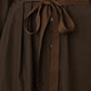 i'm here : " CUT OFF " SHIRT : ONE PIECE / BROWN