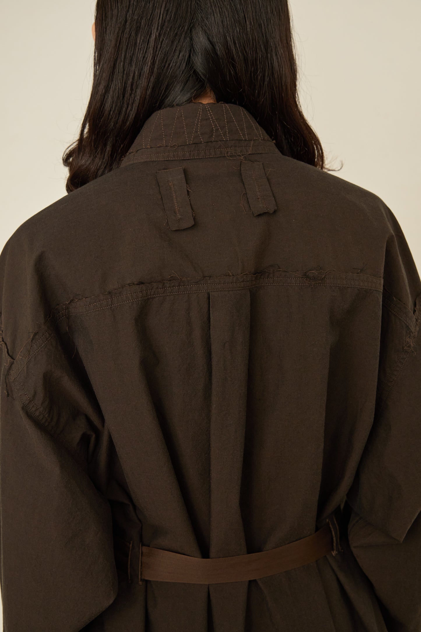 i'm here : " CUT OFF " SHIRT : ONE PIECE / GRAY