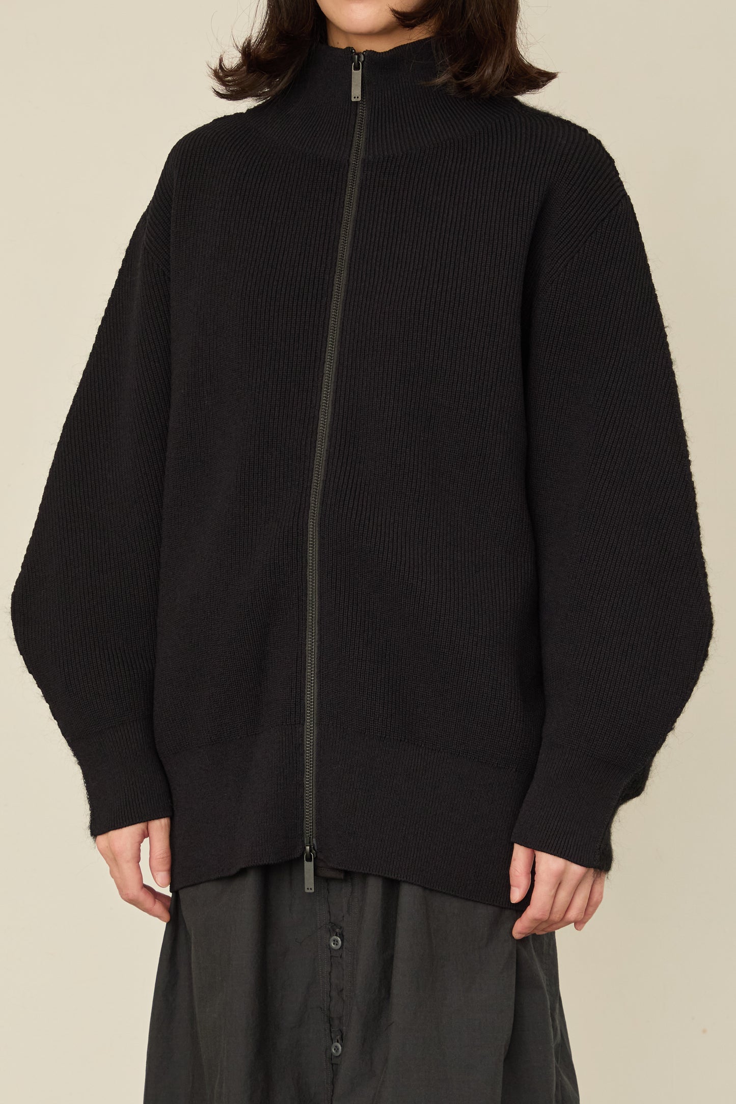 i'm here : " SWITCH " DRIVER`S KNIT : / BLACK