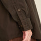 i'm here : " CUT OFF " SHIRT : / BROWN