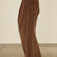 i'm here : " TWIST " CORDUROY PANTS : / BEIGE